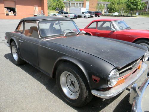 1972 triumph tr6 ~ rare factory hardtop &amp; factory overdrive ~restoration project