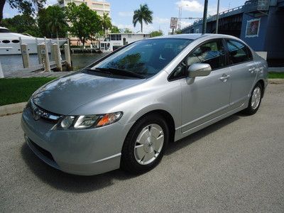 Florida 06 civic hybrid gas/electric 1-owner clean carfax save gas no reserve !!