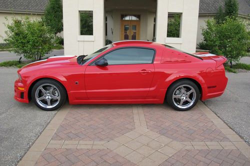 Red 2007 stage 2 roush mustang