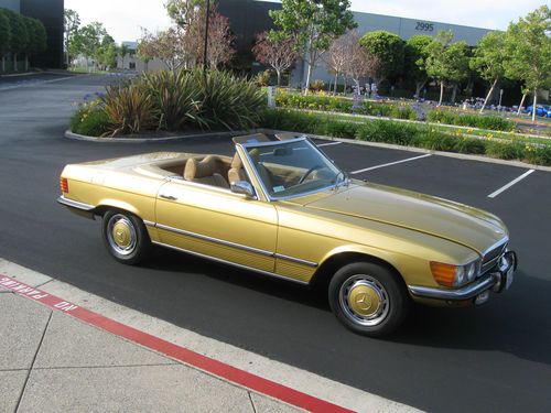 Immaculate california car 1973 mercedes benz 450sl model 2 tops