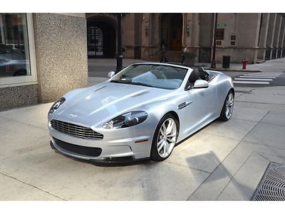 2010 aston martin dbs volante.  lightning silver with phantom grey.