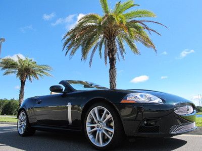 Jaguar xkr supercharged convertible high line luxury sport coupe only 6k miles