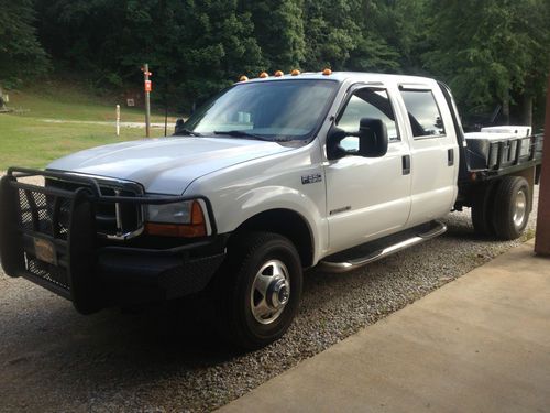 2001 ford f350 dually 4x4 7.3 power stroke diesel with steel bed