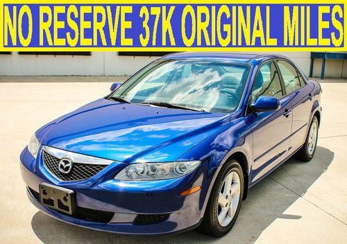 No reserve 37k miles mazda 6s 5-speed leather heated seats v6 3 04 05 06 07 08