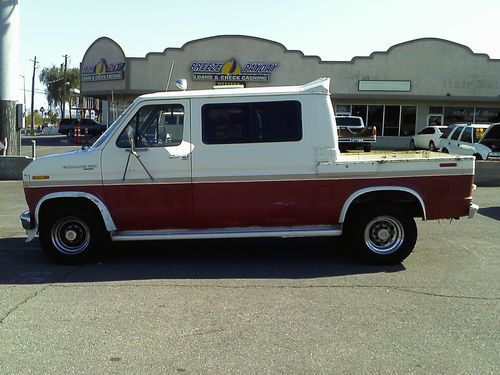1985 ford econoline e-350 diesel van  auto trans with over drive good shape