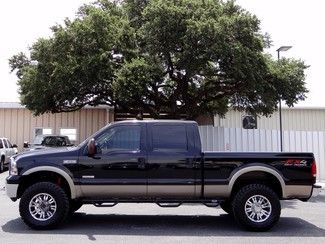 2005 black lariat fx4 6.0l v8 4x4! leather pro comp wheels nitto tires cruise
