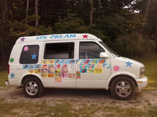 Ice cream truck *or* conversion van