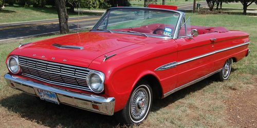 1963 ford falcon futura convertible, automatic transmission, bucket seats