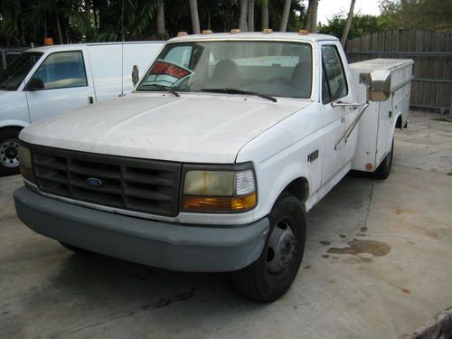 1995 ford f-350 5.8l v8 w/ utility bed