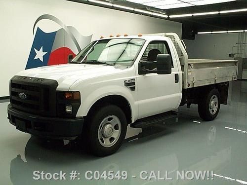 2008 ford f-350 regular cab flat bed automatic only 61k texas direct auto