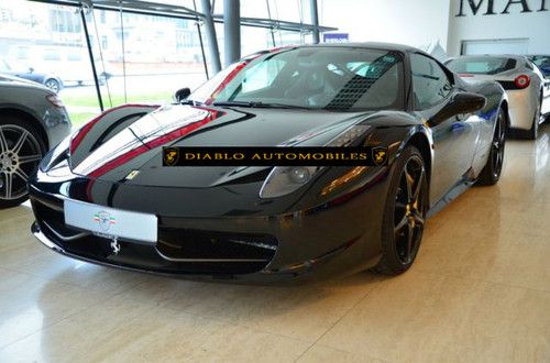 Ferrari 458 italia  - black, scud - worldwide - low mil. - optionals - 1st owner