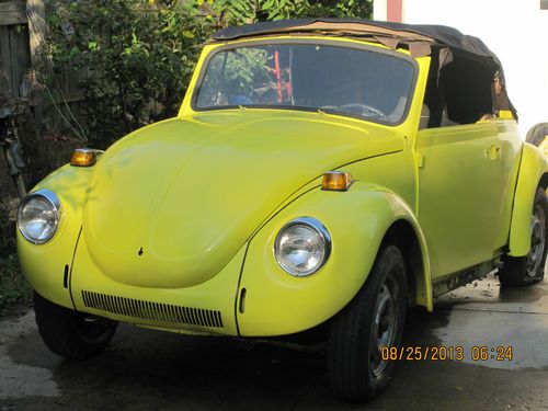 71 vw super beetle convertibile