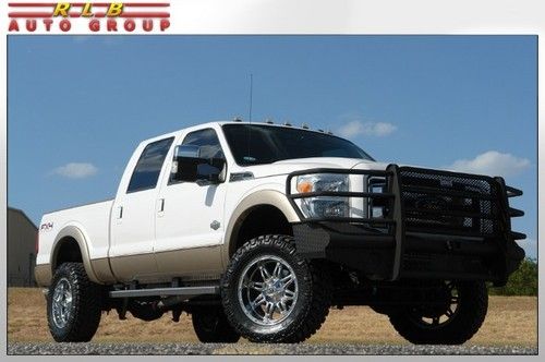 2011 f-350 lariat king ranch 4x4 lifted! one owner simply like new msrp $65470