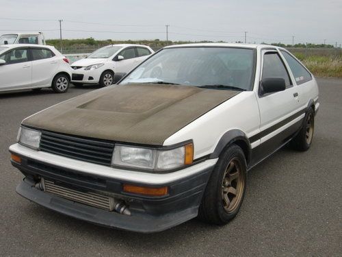 1985 toyota levin hatch turbo with front mount ic, defi blitz hks te37 freedom!