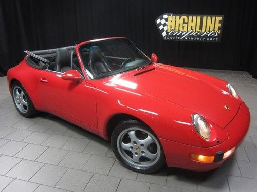 1995 porsche 911 cabriolet, 993, 5-speed, super nice condition in and out!
