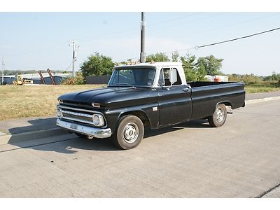 1966 chevrolet c-10 pickup 327 v8 power steering air cond. nice driving truck