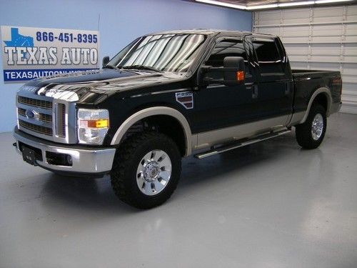 We finance!!!  2008 ford f-250 lariat 4x4 off-road diesel leather tow texas auto