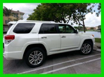 2012 toyota 4runner limited 4l v6 24v automatic 4wd suv wrnty loaded florida