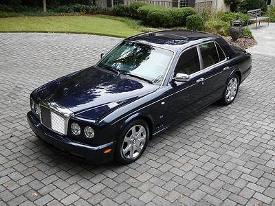 2006 bentley arnage blue train edition one of thirty built worldwide