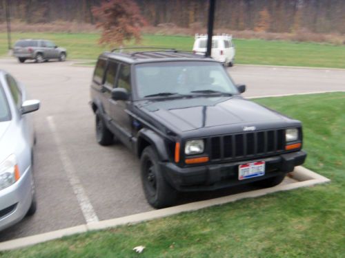1998 jeep cherokee limited sport utility 4-door 4.0l black used strongsville, oh