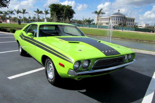 Rare matching number 1973 dodge challenger rallye 340, auto, gorgeous, lo reserv