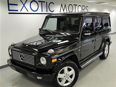 2007 mercedes g500 awd! blk/blk! nav heated-sts rear-pdc xenons moonroof 18&#034;whls