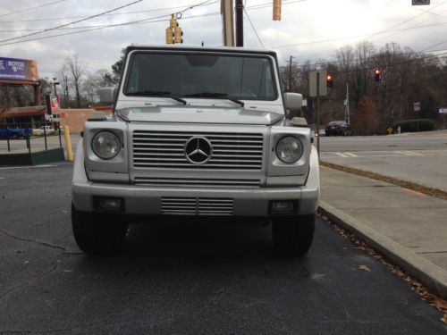 Silver  2002 mercedes benz g wagon for sale