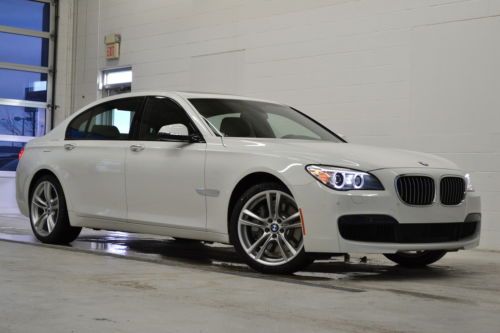Great lease/buy! 14 bmw 750li msport cold weather no reserve nav camera leather