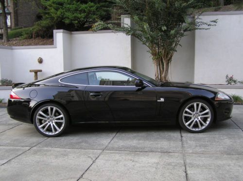 Jaguar, xk coupe black, black, pristine cond. navigation, teck pkg, 20&#034; wheels