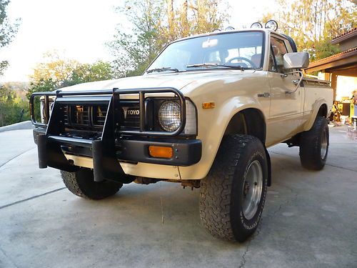 1981 toyota 4x4 sr5 1ca owner orig paint 5sp low miles