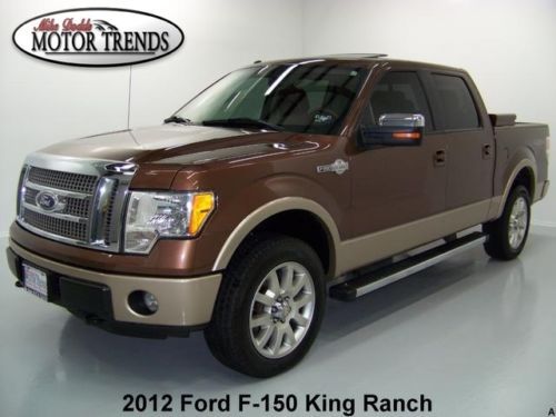 2012 ford f150 4x4 king ranch navigation rearcam roof heated ac seats sync 55k