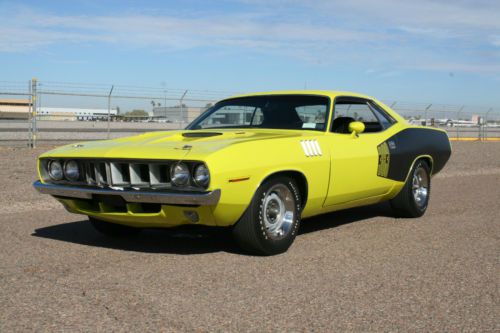 Supreme 1971 plymouth cuda 383 coupe all #&#039;s matching!