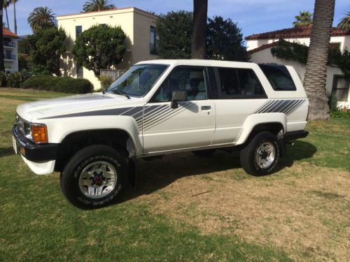 1987 toyota 4runner sr5 5-speed 4x4 22re 171k miles one owner socal original