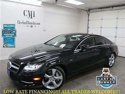 2012 cls550 5k navigation rear camera heated &amp; cooled seats carfax finance 56749