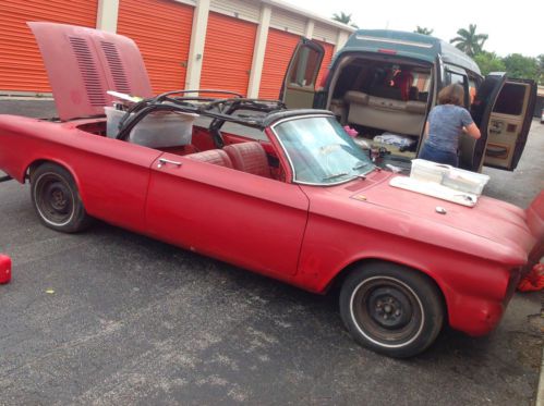 1964 chevy corvair convertible - sat in storage - rust free - ran well