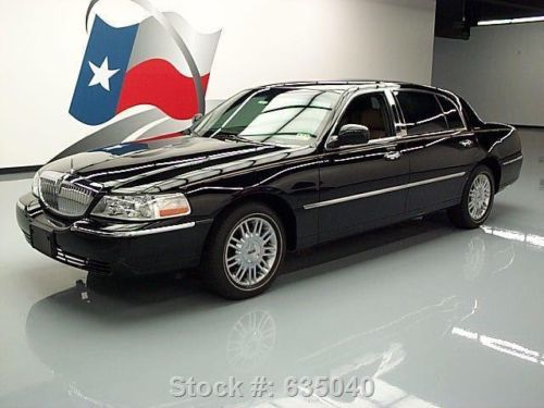 2008 lincoln town car signature l htd leather xenon 44k texas direct auto