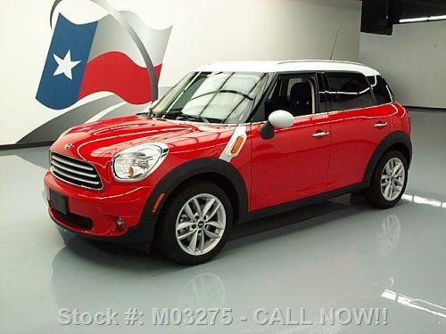 2012 mini cooper countryman auto alloys 1-owner 20k mi texas direct auto