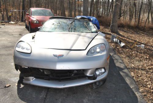 05 CORVETTE CONVERTIBLE C6 Z51 PACKAGE 45K MILES HUD AUTO SALVAGE ROLLED LOADED, US $13,500.00, image 24