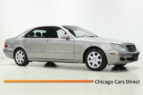 05 s430 4matic navigation 6cd bose heated leather moonroof clean history