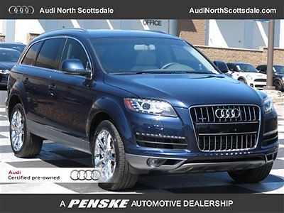 27k miles 13 audi q7 leather heated seats navigation certified roof financing