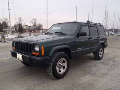 Jeep cherokee sport , runs and drives well  new tires and service priced to sell