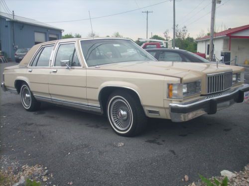 1986 mercury grand marquis ls sedan * no reserve * soon to be antique *