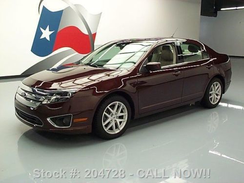 2012 ford fusion sel sunroof heated leather 42k miles texas direct auto