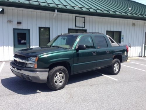 04 chevrolet avalanche 1500 automatic 4-door truck awd 4x4 non smoker no reserve