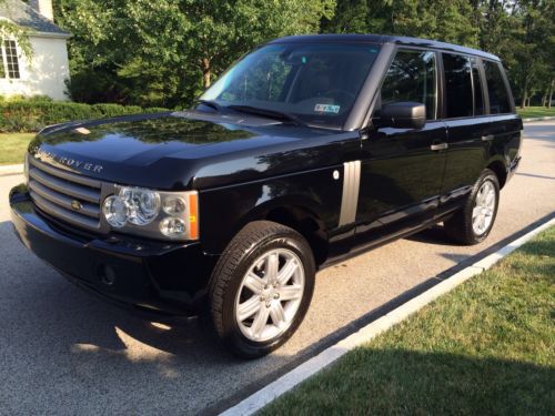 2006 range rover hse fully loaded excellent condition clean carfax