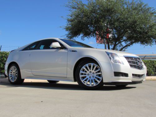 11 cadillac cts 3.6l coupe only 33k miles leather remote start bose park assist