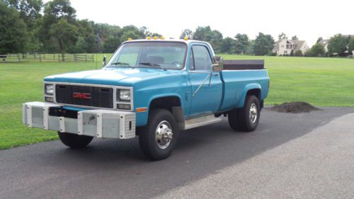 1989 gmc pickup truck 3500 dually 4x4 with liftgate great moving truck 10000 gvw