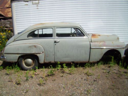 1950 classic  plymouth delux 2 door business coup project car