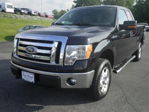 Pre-owned 2011 ford f150 extended cab xlt 4x4 low miles black
