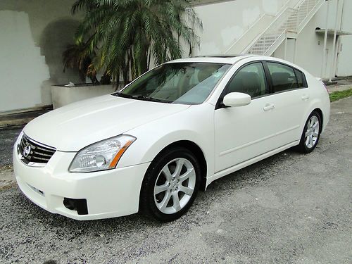 2007 nissan maxima sl, navigation ,bose ,sunroof ,heated seats ,leather..pearl